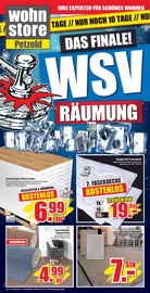 wohnstore Petzold Möbel & Einrichtung Prospekt der aktuellen Woche mit 10 Seiten, gültig von 31.01.2026 bis 14.02.2026, in Kolkwitz und Umgebung Aktueller wohnstore Petzold Möbel & Einrichtung Prospekt in Kolkwitz und Umgebung, "DAS FINALE. WSV RÄUMUNG." mit 10 Seiten, 31.01.2026 - 14.02.2026