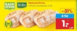 Weizenbrötchen bei Netto Marken-Discount im Sandersdorf Prospekt für 1,00 €