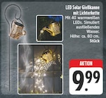 LED Solar Gießkanne mit Lichterkette Angebote bei EDEKA Hoyerswerda für 9,99 €