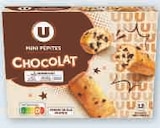 Mini gâteaux pépites chocolat - U en promo chez U Express Mini gâteaux pépites chocolat - U dans le catalogue U Express
