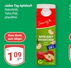 Apfelsaft Naturtrüb im Angebot bei GLOBUS in Zwickau Apfelsaft Naturtrüb Angebote von Jeden Tag bei GLOBUS Zwickau für 1,09 €