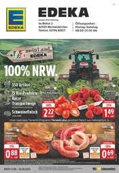 Steak im EDEKA Prospekt in Wermelskirchen Aktueller EDEKA Prospekt mit Steak, "Aktuelle Angebote", Seite 1