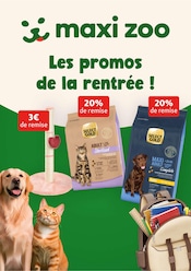Promos Verre dans le catalogue "Les promos de la rentrée !" de Maxi Zoo Verre en promo dans le catalogue Maxi Zoo à la page 1