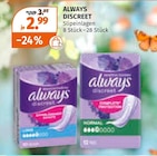Discreet von Always für 2,99 € bei Müller im Angebot Discreet von Always im aktuellen Müller Prospekt