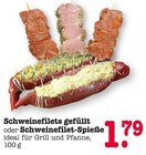 Aktuelle Schweinefilet Angebote bei E center in Pforzheim Aktuelles Schweinefilets gefüllt oder Schweinefilet-Spieße Angebot bei E center in Pforzheim ab 1,79 €