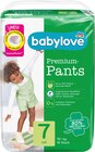 Baby Pants Premium Gr. 7, XXL, 18+ kg von babylove im aktuellen dm-drogerie markt Prospekt