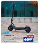 E-Scooter 1.0 im ALDI SÜD Prospekt E-Scooter 1.0 von im aktuellen ALDI SÜD Prospekt für 449,00 €