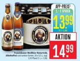 Weißbier Naturtrüb Angebote von Franziskaner bei Marktkauf Lörrach für 13,99 €