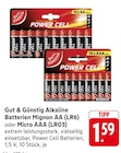 Alkaline Batterien Mignon AA (LR6) Angebote von Gut & Günstig bei E center Bad Kreuznach für 1,59 €