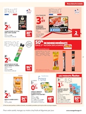 Promos Jambon Cru dans le catalogue "TOUS DANS LE MATCH" de Auchan Supermarché Jambon Cru en promo dans le catalogue Auchan Supermarché à la page 17