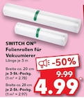 Folienrollen für Vakuumierer von SWITCH ON im aktuellen Kaufland Prospekt