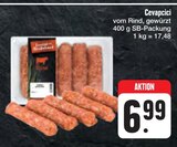 Aktuelle Hackfleisch Angebote bei E center in Jena Aktuelles Cevapcici Angebot bei E center in Jena ab 6,99 €