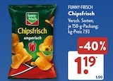 Chipsfrisch von Funny-Frisch im aktuellen ALDI SÜD Prospekt für 1,19 €
