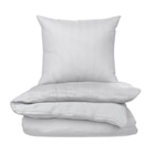 La parure "Satin 80" - TEX HOME en promo chez Carrefour Levallois-Perret à 31,99 €