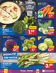 Spargel im Netto Marken-Discount Prospekt "Aktuelle Angebote" mit 58 Seiten (Hamburg)