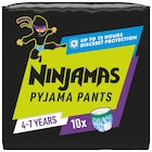 Couches culottes 4-7 ans x10 garçon - NINJAMAS à 4,78 € dans le catalogue Intermarché Super