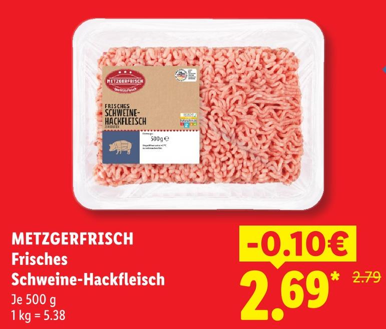 Frisches Schweine-Hackfleisch
