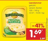 Netto Marken-Discount Demitz-Thumitz - Leerdammer Angebot im Prospekt Leerdammer bei Netto Marken-Discount im Demitz-Thumitz Prospekt für 1,69 €