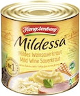 Mildessa Mildes Weinsauerkraut im Angebot bei METRO in Maintal Mildessa Mildes Weinsauerkraut Angebote von Hengstenberg bei METRO Maintal für 5,66 €