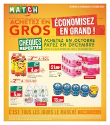 Prospectus Supermarchés Match à Dieuze, "C'est tous les jours le marché", 8 pages, 15/10/2024 - 27/10/2024