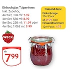 Einkochglas Tulpenform im Angebot bei GLOBUS in Rostock Einkochglas Tulpenform Angebote von WECK bei GLOBUS Rostock für 0,99 €