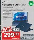 Notebook V15T, 15,6" Angebote von VALE bei Marktkauf Nürnberg für 299,99 €