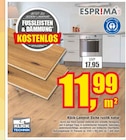 Klick-Laminat Eiche rustik natur Angebote von ESPRIMA bei wohnen & sparen Wiegand Eisenach für 11,99 €