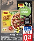 Spaghetti Bolognese bei EDEKA im Prospekt "" für 0,92 €