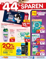 Aktueller Netto Marken-Discount Prospekt mit Felix Katzenfutter, "Aktuelle Angebote", Seite 28