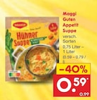 Guten Appetit Suppe Angebote von Maggi bei Netto Marken-Discount Neumünster für 0,59 €
