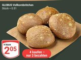 Aktuelles Vollkornbrötchen Angebot bei GLOBUS in Duisburg ab 2,05 €