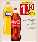 Aktuelles Coca-Cola oder Fanta oder Sprite Angebot bei WEZ in Minden ab 1,19 €