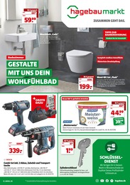 Hagebaumarkt Prospekt "GESTALTE MIT UNS DEIN WOHLFÜHLBAD" für Edlau, 12 Seiten, 28.01.2023 - 04.02.2023 Hagebaumarkt Prospekt "GESTALTE MIT UNS DEIN WOHLFÜHLBAD" für Edlau, 12 Seiten, 28.01.2023 - 04.02.2023