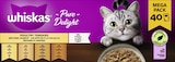 Katze Nassfutter Pure Delight von Whiskas für 10,99 € bei Rossmann im Angebot Katze Nassfutter Pure Delight von Whiskas im aktuellen Rossmann Prospekt