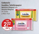 Toilettenpapier im V-Markt Prospekt Natürlich Pflegend von Cottonelle im aktuellen V-Markt Prospekt für 2,22 €