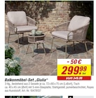 Balkonmöbel-Set Giulia Angebote bei toom Baumarkt Lehrte für 299,99 €