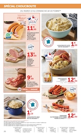 Promos Choucroute dans le catalogue "LES PRIX BAS" de Hyper U Choucroute en promo dans le catalogue Hyper U à la page 26