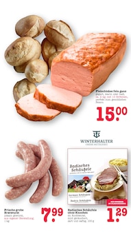 Wurst im E center Prospekt "Aktuelle Angebote" mit 69 Seiten (Karlsruhe)