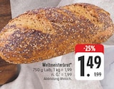 EDEKA - Weltmeisterbrot Angebot im Prospekt Weltmeisterbrot bei EDEKA im Prospekt "" für 1,49 €