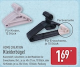 Kleiderbügel Angebote von HOME CREATION bei ALDI Nord Nordhausen für 1,69 €