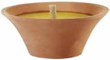 Vasque terre cuite bougie citronnelle Ø 13.5cm - Devineau - Supermarchés Match à Douai Vasque terre cuite bougie citronnelle Ø 13.5cm - Devineau en promo chez Supermarchés Match Douai à 4,99 €