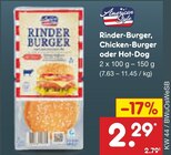 Rinder-Burger im Netto Marken-Discount Prospekt Rinder-Burger von American Style im aktuellen Netto Marken-Discount Prospekt für 2,29 €