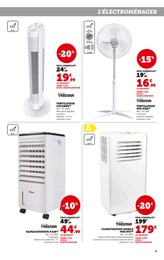 Prix et réduction Ventilateur Colonne dans le prospectus Super U en cours Offre Ventilateur Colonne dans le catalogue Super U du moment à la page 9