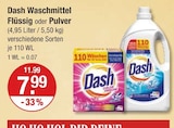 Waschmittel Flüssig von Dash im aktuellen V-Markt Prospekt für 7,99 €