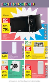 Promos Lave-Linge dans le catalogue "L'ÉTÉ À LA PLAGE, LA RENTRÉE À LA PAGE." de Carrefour Lave-Linge en promo dans le catalogue Carrefour à la page 71