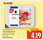 Schinkengulasch von Gut&Günstig für 4,19 € bei E center im Angebot Schinkengulasch von Gut&Günstig im aktuellen E center Prospekt