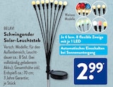 Schwingender Solar-Leuchtstab von BELAVI im aktuellen ALDI SÜD Prospekt für 2,99 €