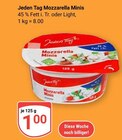 Aktuelle Mozzarella Angebote bei GLOBUS in Duisburg Aktuelles Mozzarella Minis 45 % Fett i. Tr. Angebot bei GLOBUS in Duisburg ab 1,00 €