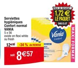 Promo Serviettes hygiéniques Confort normal à 8,57 € dans le catalogue Cora à Jolivet