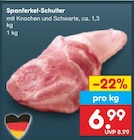 Aktuelles Spanferkel-Schulter Angebot bei Netto Marken-Discount in Rostock ab 6,99 €